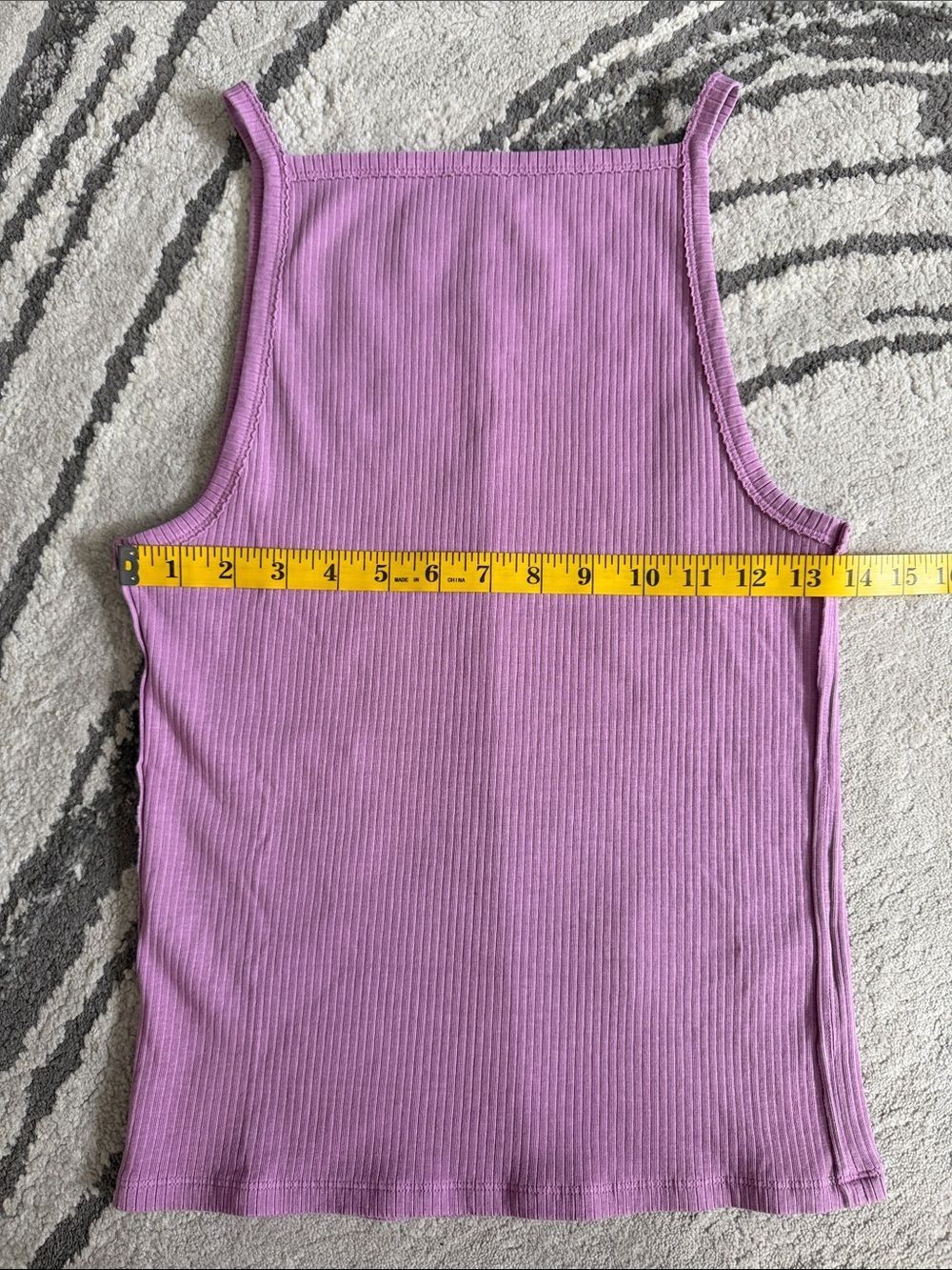 NWOT Free People MIA Ribbed Square-Neck Tank - Picture 8 of 9